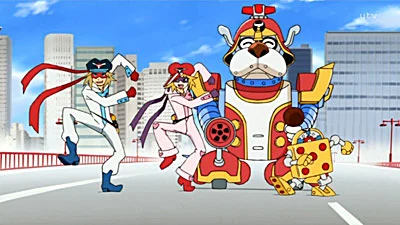 Japońskie anime Yattaman (Yatterman, z Time Bokan) - wspomnienia z kanału Polonia 1 o Doronbo, Dokurobei, Doronjo i drużynie Yattaman (Japonia, anime)